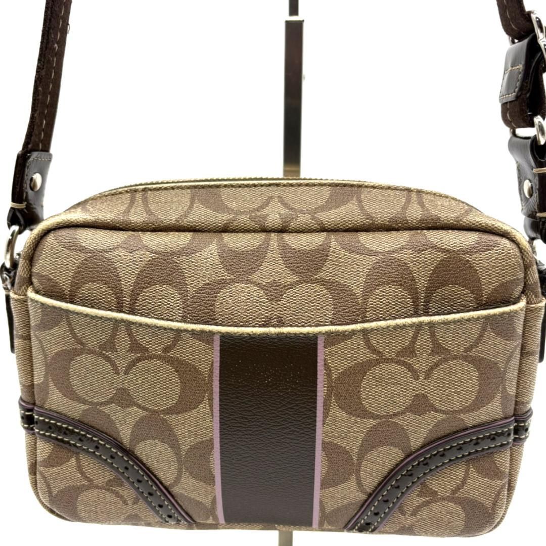 コーチ COACH カメラバッグ ショルダーバッグ PVC シグネチャー