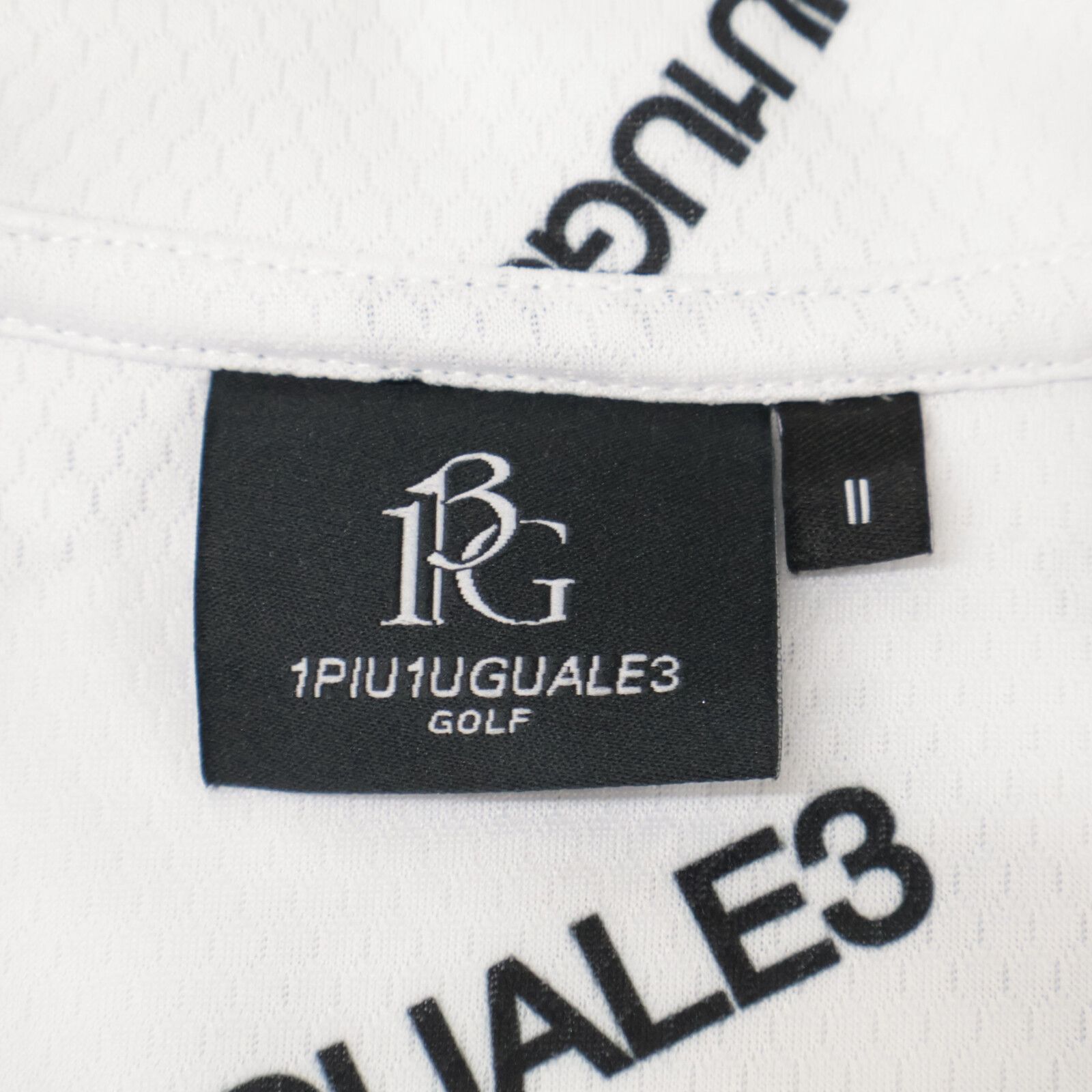 未使用品 1PIU1UGUALE3 GOLF ランダムロゴワンピース 2 1piu1uguale3 ウノピゥウノウグァーレトレ 【GOLF】GST153 ﾎﾜｲﾄ ﾗﾝﾀﾞﾑ