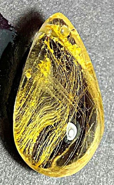 上質EU製☆ROBEAN☆定価135万円☆天然タイチンルチルクォーツ太金針