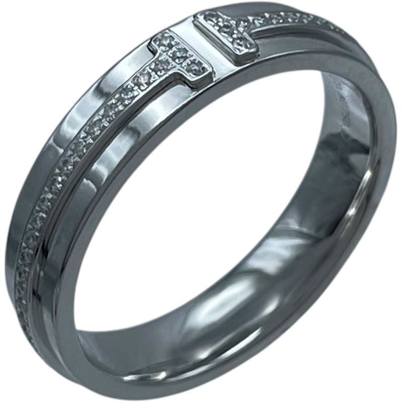 ティファニー TIFFANY＆CO Tナローリング ホワイトゴールド Au 750|ダイヤモンド ダイヤモンド ジュエリー