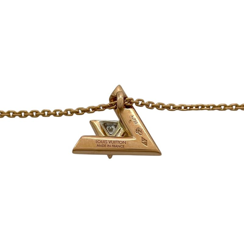 ルイ・ヴィトン LOUIS VUITTON ヴォルトワンネックレス ピンクゴールド