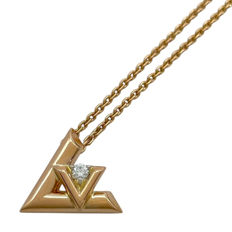 ルイ・ヴィトン LOUIS VUITTON ヴォルトワンネックレス ピンクゴールド