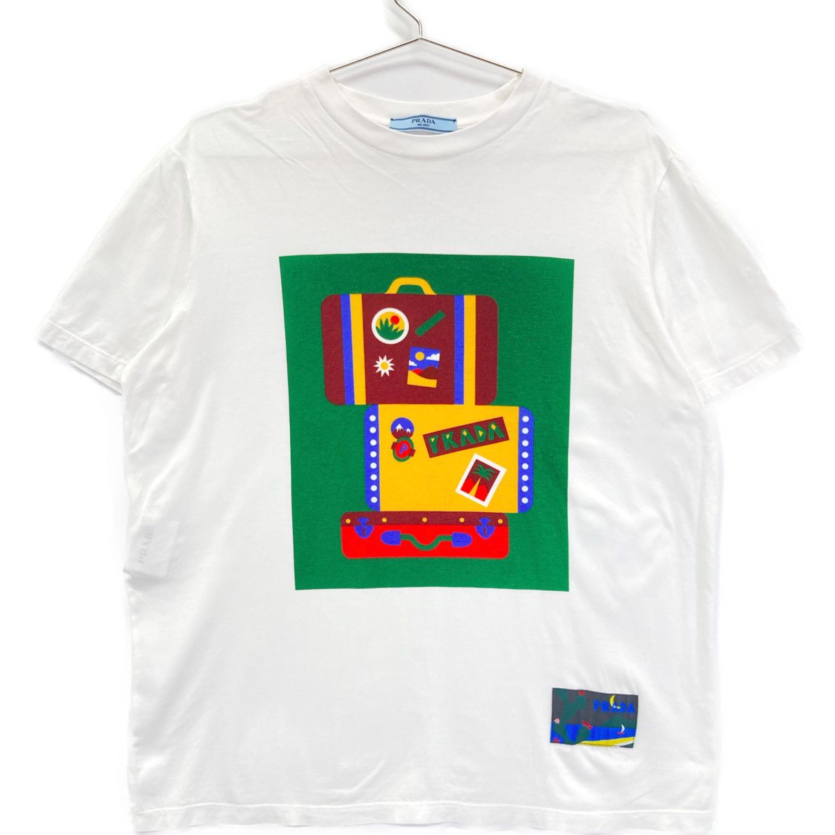 早いもの勝ち‼️ PRADA ホワイト ショートスリーブシャツ 早いもの勝ち‼️ PRADA ホワイト ショートスリーブシャツ