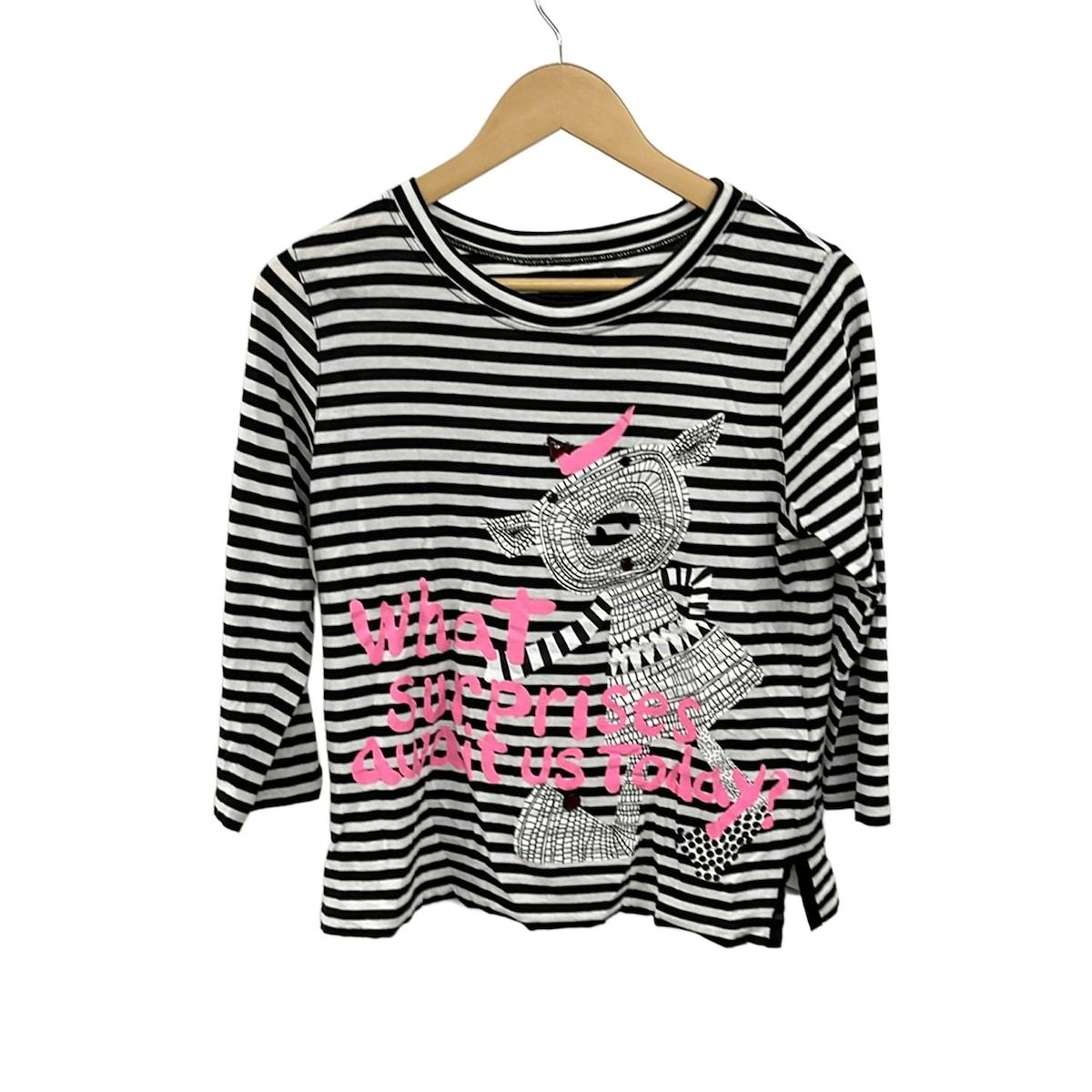 ALBEROBELLO/OLLEBOREBLA(アルベロベロ/オレボレブラ) 七分袖Tシャツ