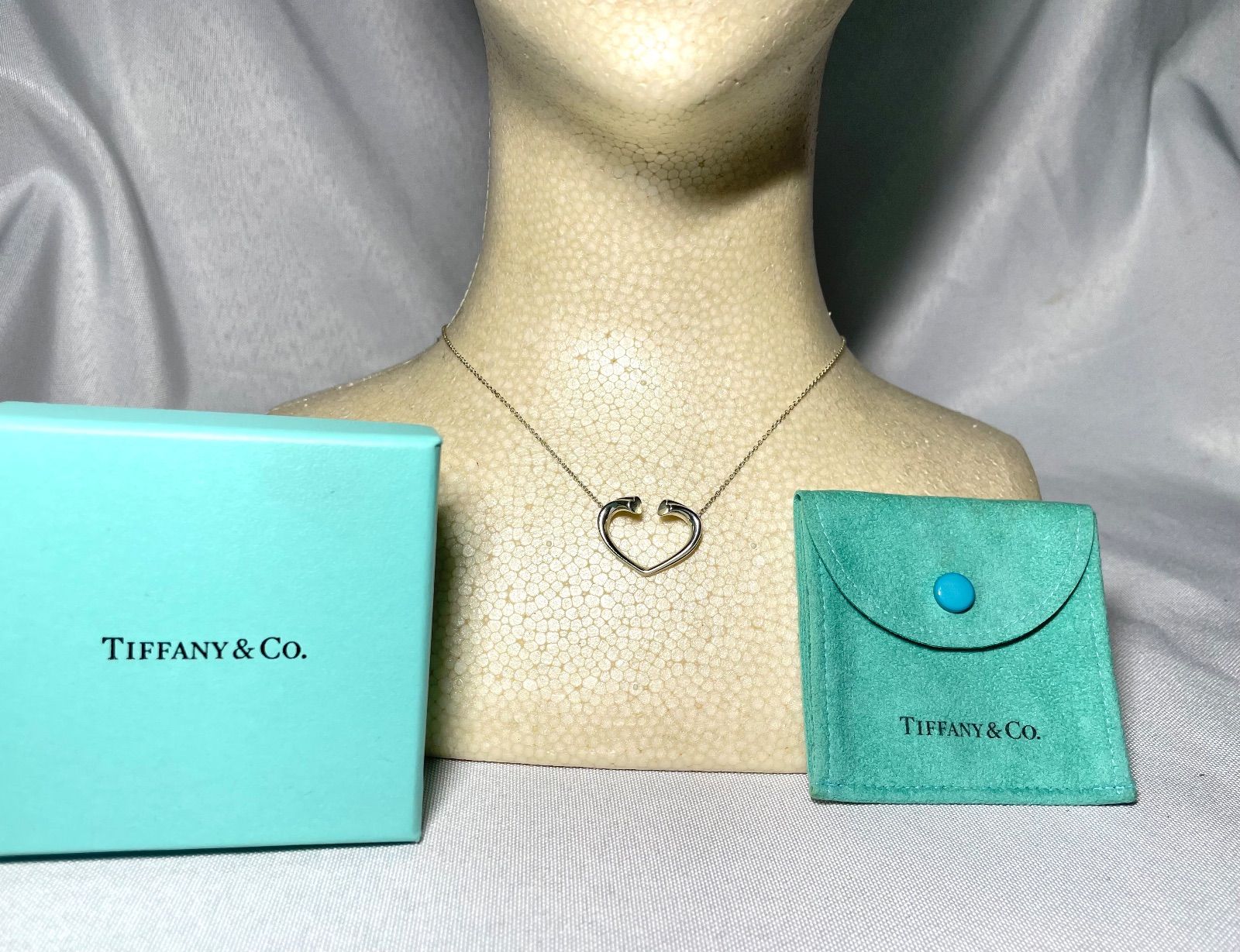 Tiffany ティファニー パロマピカソ テンダネスハートデザイン ペンダント ネックレス スターリングシルバー SV 925 付属あり