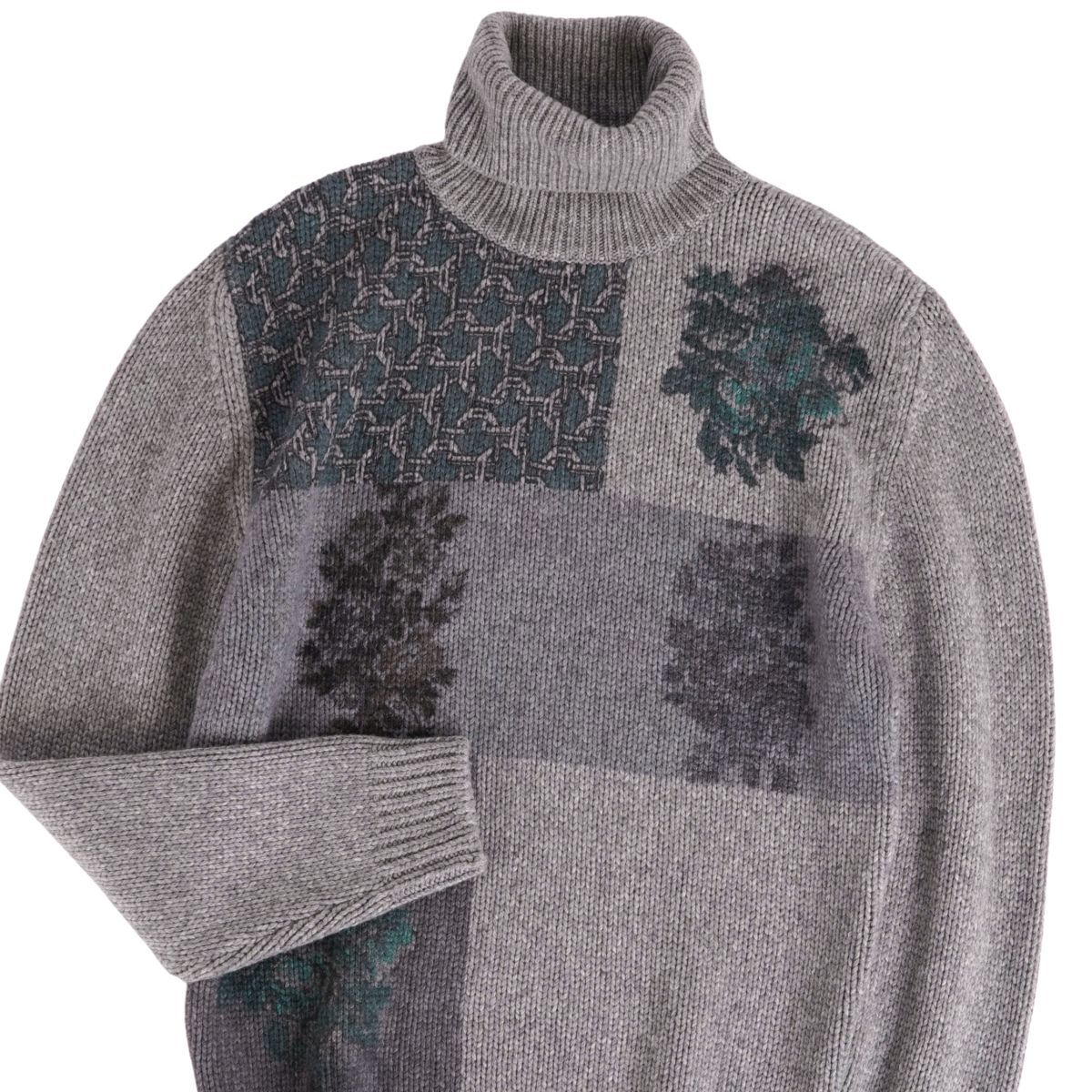 極美品 エルメス HERMES ニット 2023 セーター タートルネック ロン