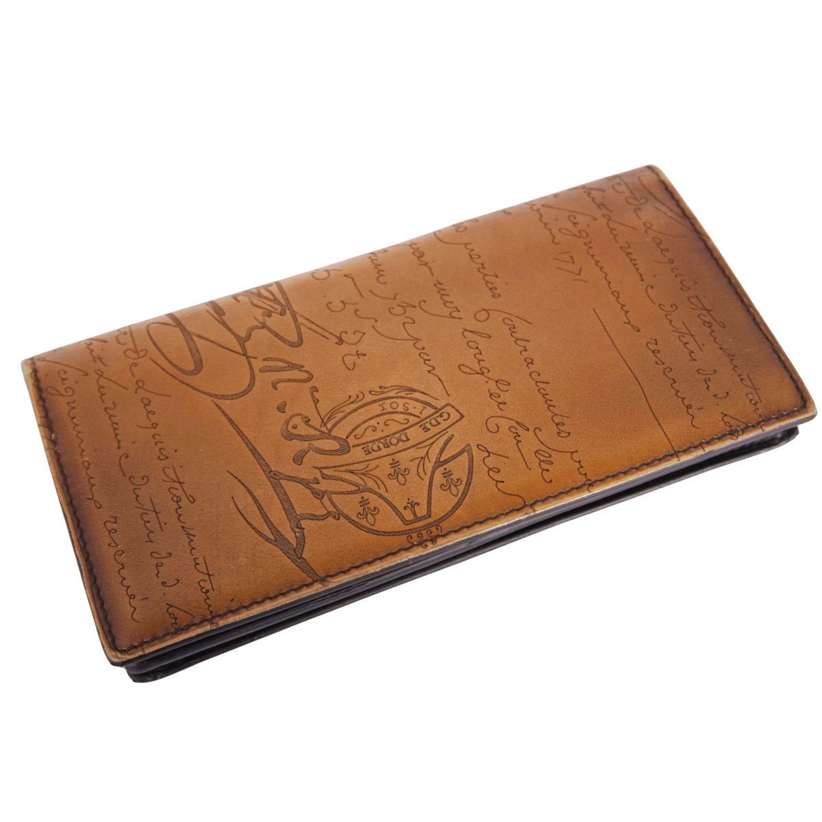 美品 ベルルッティ Berluti 財布 長財布 ロングウォレット