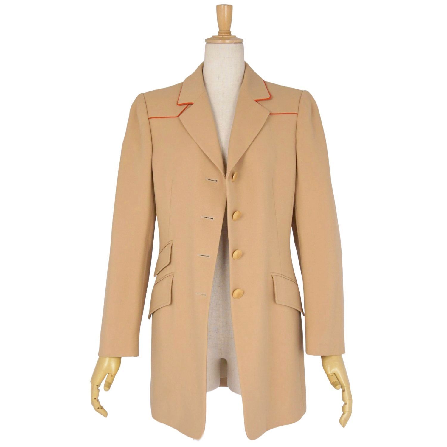 極美品 Vintage エルメス HERMES ジャケット テーラードジャケット