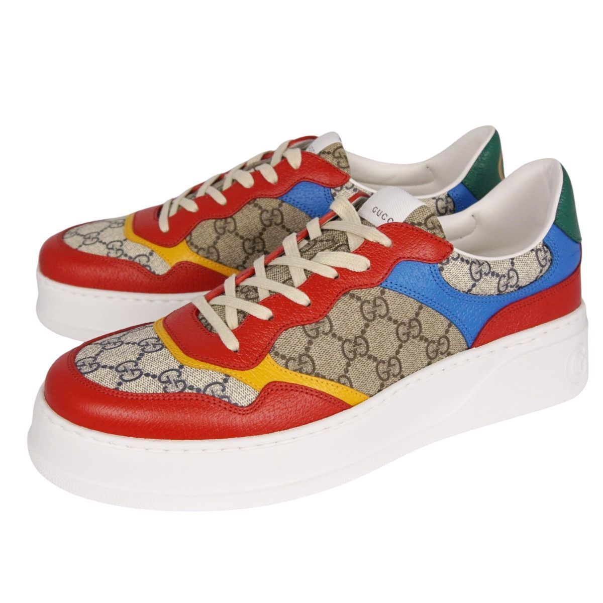 ♥ グッチ GUCCI スニーカー ローカット GGスプリーム レザー シュ