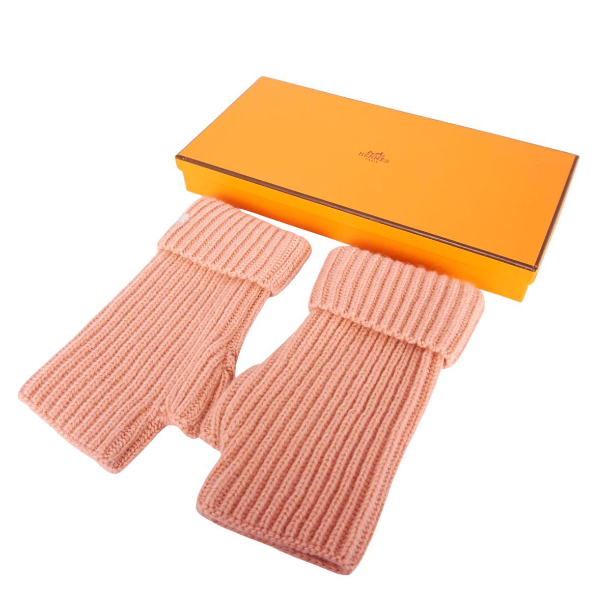エルメス HERMES 手袋 グローブ ニット セリエ カシミヤ モヘア