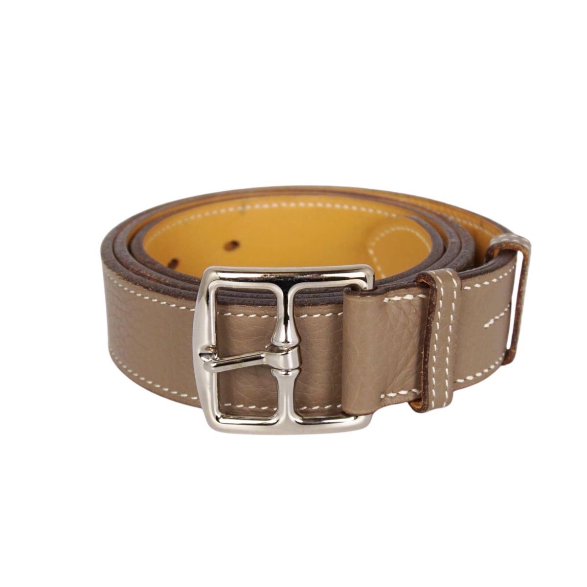 美品 エルメス HERMES ベルト エトリヴィエール レザーベルト 本革