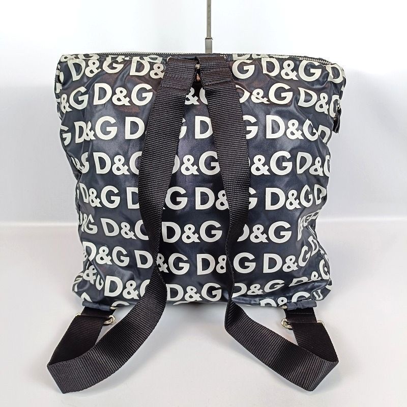 DOLCE & GABBANA ドルチェ&ガッバーナ ロゴ総柄 ナイロンリュック