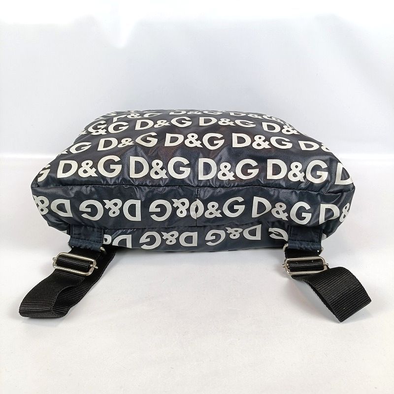 【極希少】ドルチェアンドガッバーナ D&G バックパック リュック デカロゴ 黒 DOLCE&GABBANA - 新品同様 ドルチェアンドガッバーナ D&G