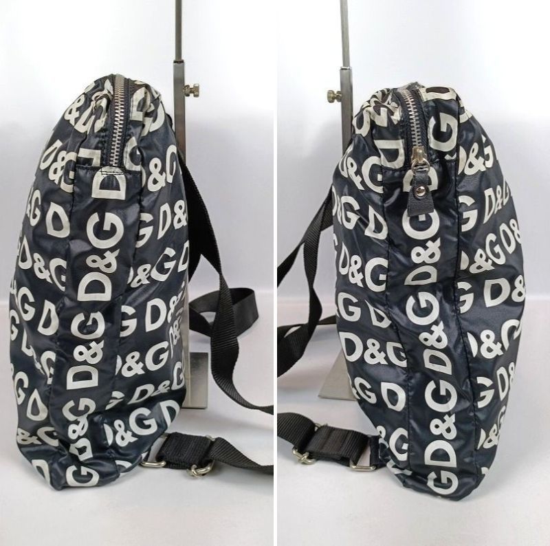 DOLCE & GABBANA ドルチェ&ガッバーナ ロゴ総柄 ナイロンリュック
