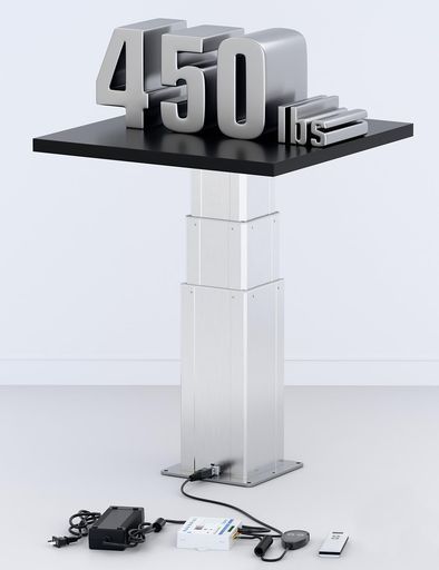 DIHOOL電動リフトテーブル昇降机昇降台昇降装置耐荷重200 kg最低位約59 cm最高位約135.5 cm