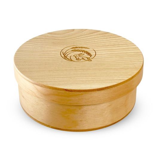 J-kitchens天然木手作り一膳おひつ電子レンジ対応食洗機対応曲げわっぱ木製日本製 月兎 700 mlお櫃