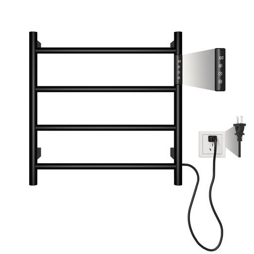 Sunrosaタオルウォーマーステンレス壁掛け式ヒーター省エネカーボン