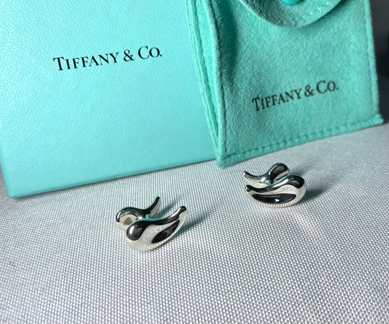 美品 希少 TIFFANY ティファニー エルサペレッティ ティアドロップ