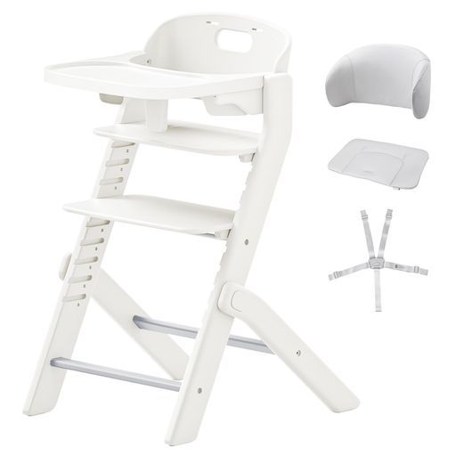 ベビーハイチェア-MAZOTベビーチェア10段階高さ調節5点式安全ベルト付きトレイ-快適クッション滑り止め設計子供用椅子全身水洗い ダイニングチェア多機能学習チェア遊びチェア 子ど…
