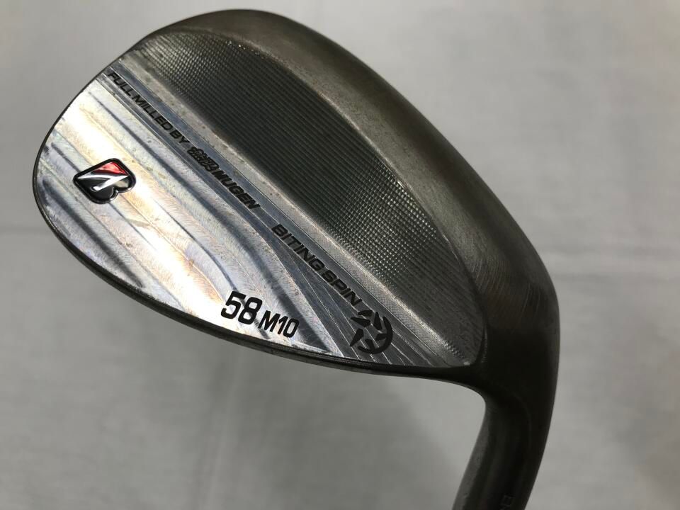ブリヂストン B-Limited BITING SPIN FULL MILLED 58度 ダイナミックゴールド S 200フレックス ウェッジ ゴルフドゥ NEXT