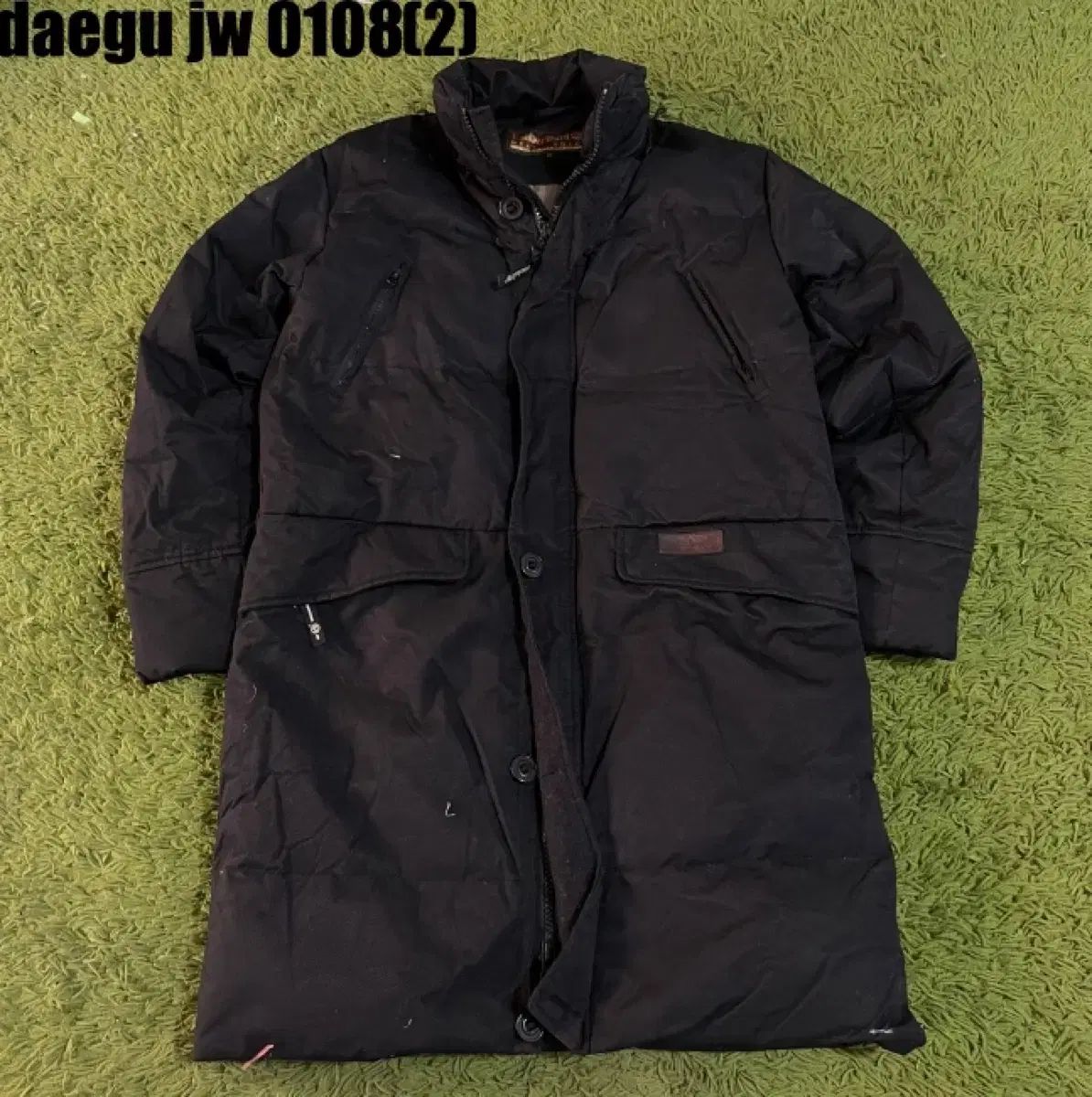 Timberland ブラック ロング ダウン コート 95