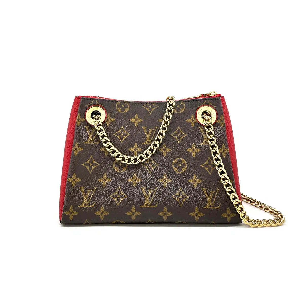 ルイヴィトン M 43776 シュレーン BB モノグラム ショルダーバッグ レッド