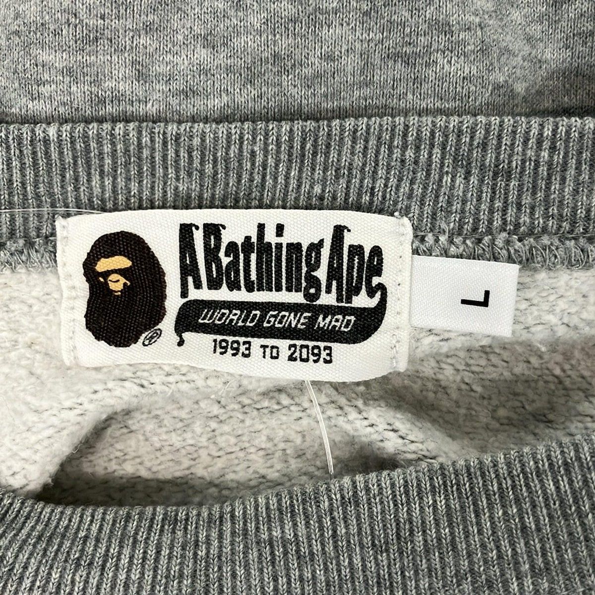 A BATHING APE(ア ベイシング エイプ) トレーナー サイズL メンズ美品