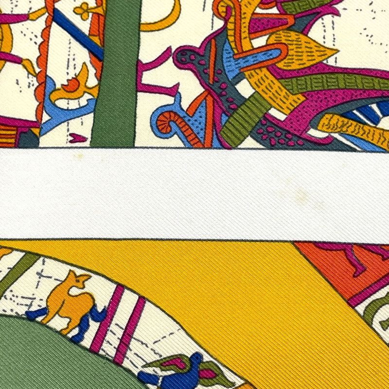 Hermesエルメススカーフカレ90ALAGLOIREDE GVILLAVME エルメス HERMES カレ90 A LA GLOIRE DE GVILLAVME シルク レディース