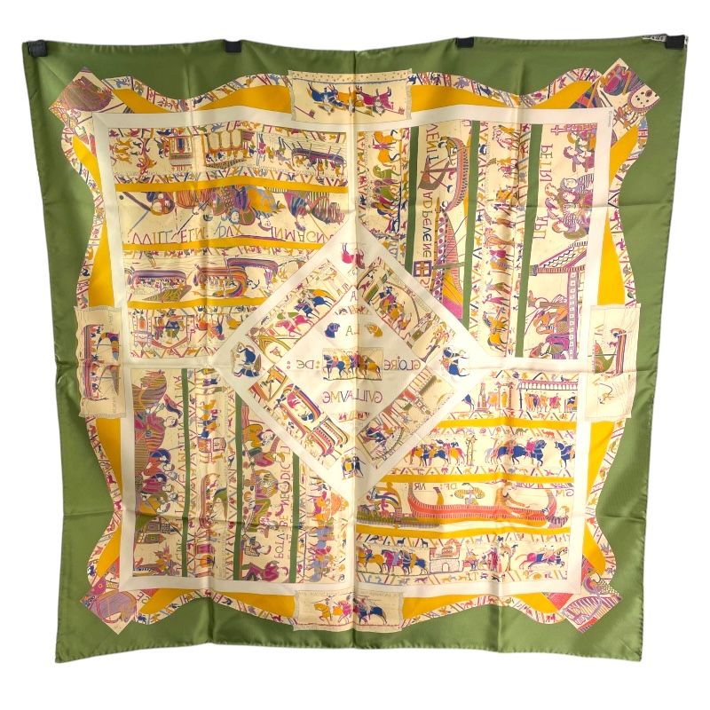 エルメス HERMES カレ90 A LA GLOIRE DE GVILLAVME シルク レディース