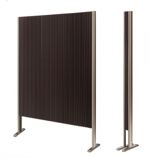 フルネス Fullness プリーツパーテーションプリティアショート丈ブラウン幅135 x高さ160 cmL 7093