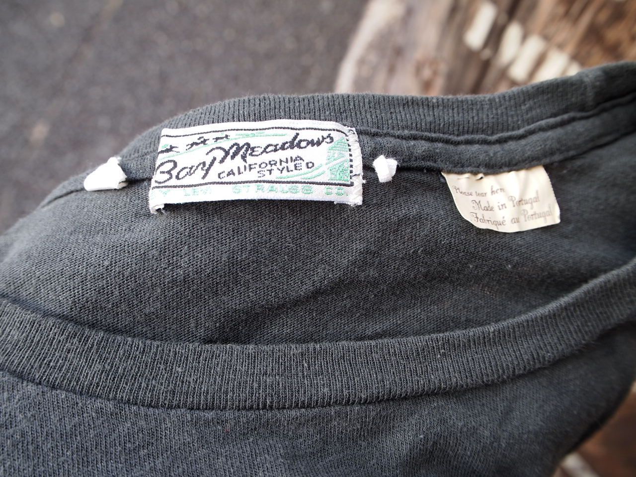 【LEVIS VINTAGE CLOTHING BAY MEADOWS】SHATTERED GLASS BLACK ヴィンテージ クロージンズ  LVC グラフィックTシャツリーバイス ◆size：US-S LEVI'S VINTAGE CLOTHING (リーバイス ビンテージ クロージング) - Reggieshop