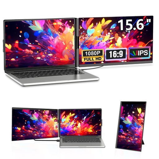 デュアルディスプレイダブルモニタートリプルモニター15.6インチ