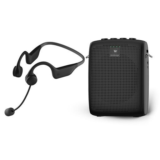WinBridge拡声器15 Wポータブル拡声器小型拡声器耳掛けマイク2600 mAhハンズフリースピーカー軽量スピーカーイベント会議先生用講座日本語取扱書付WB 007