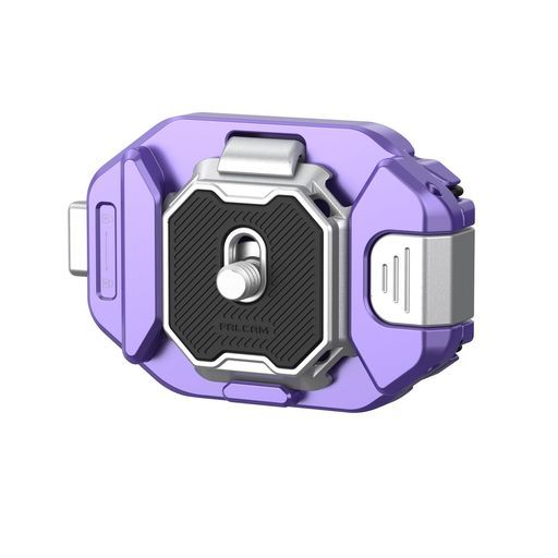 クイックリリースバックパッククリップV 2 カメラストラップマウント ロックガスケット付き ARCA-Swiss互換 30 kgまでサポート バックパックストラップと三脚用クイックマウント…