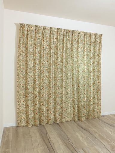 カエイレース 防炎カーテン セット 厚地 レース 日本製 ウィリアムモリス Newillニーウィル 断熱保温3級遮光 ミラーレース 程よい透け感で風を感じるナチュ…