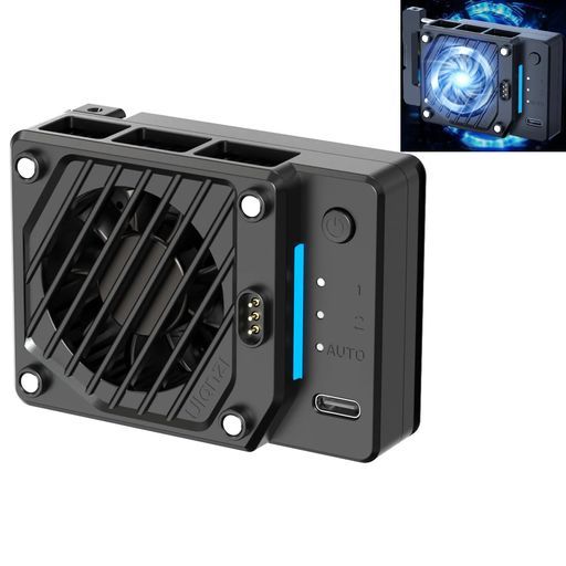 Ulanzi カメラ用冷却ファン|発熱対策半導体カメラ冷却システム自動温度制御3段階風量調整小型軽量Type-c充電式3000 mAhソニー|キヤノン|フジフイルムに対応