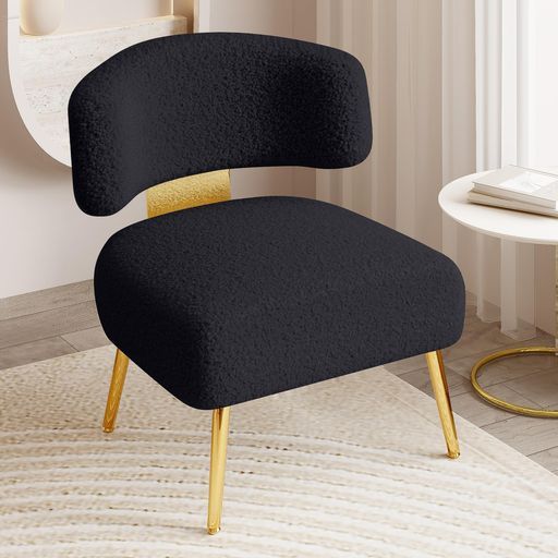 特大シェルパワイド椅子リラックスチェアソファー1人掛け1人用ソファー座椅子バレル布張り小さなスペースサイドコーナーテディリビングベッドルームラウンジ読書コーナー くろ