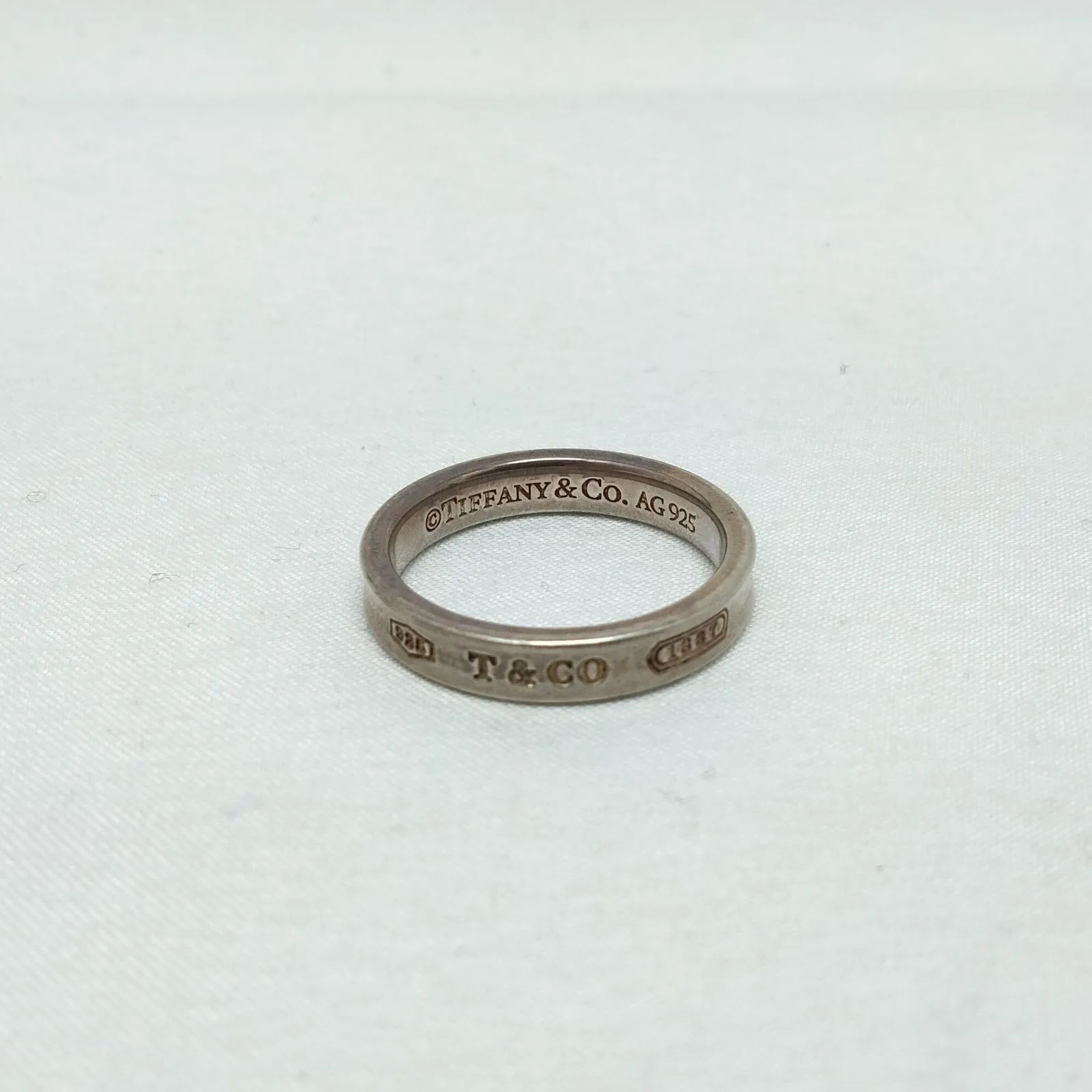 Tiffany & Co. 1837ナローリング シルバー 925 15号　箱有 Tiffany & Co. 1837 ナローリング シルバー925 15号 - メルカリ