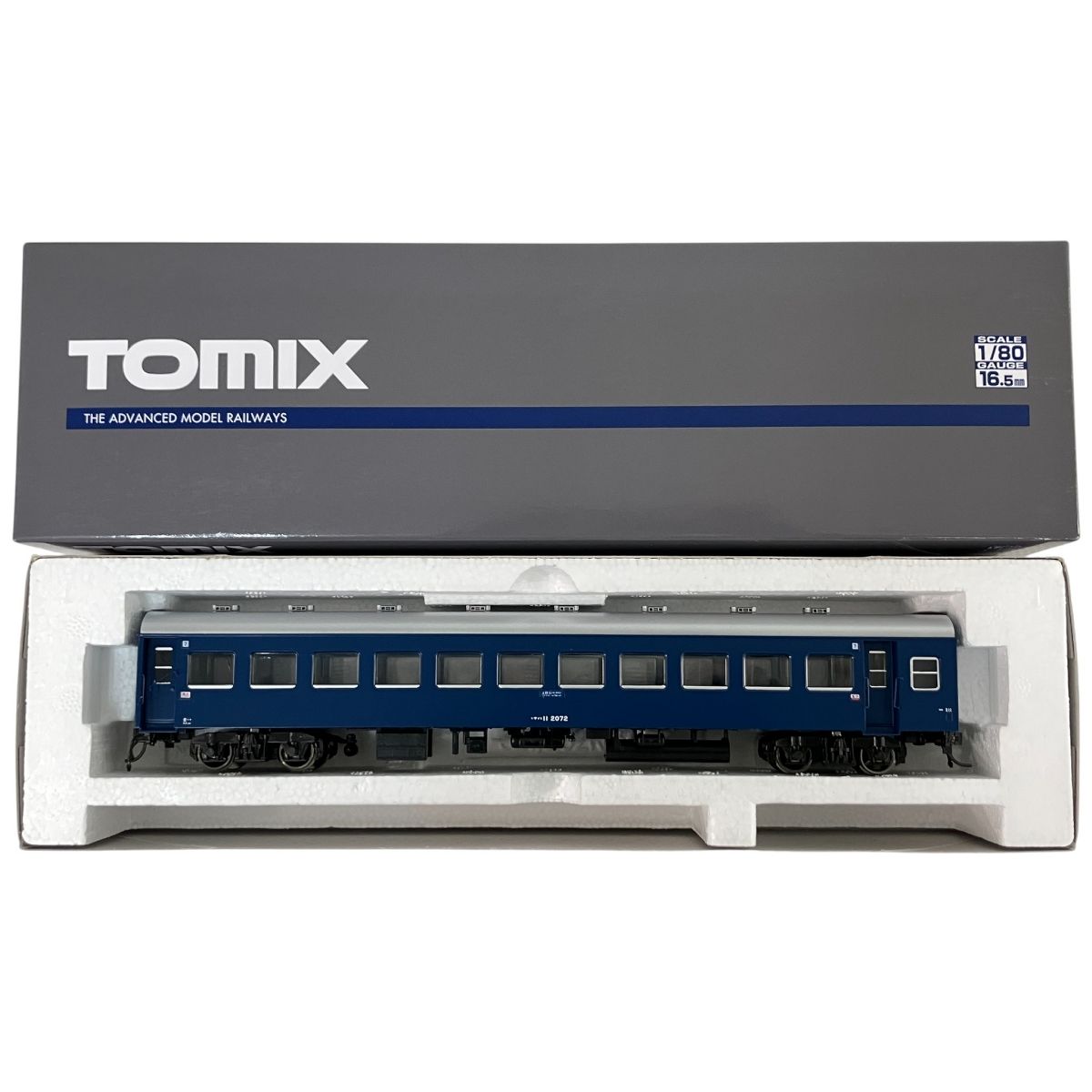 TOMIX HO-5003 国鉄 10系 軽量客車 ナハ10 11 形 青色 室内灯込 HOゲージ 鉄道模型 良好