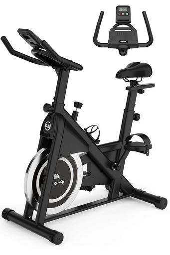 DMASUNエアロバイクフィットネスバイクスピンバイク無段階調節調整 サドル-ハンドル静音家庭用室内バイクリアルな漕ぎ感筋トレフィットネス機器ダイエット器具組立簡単 5年間製品保…