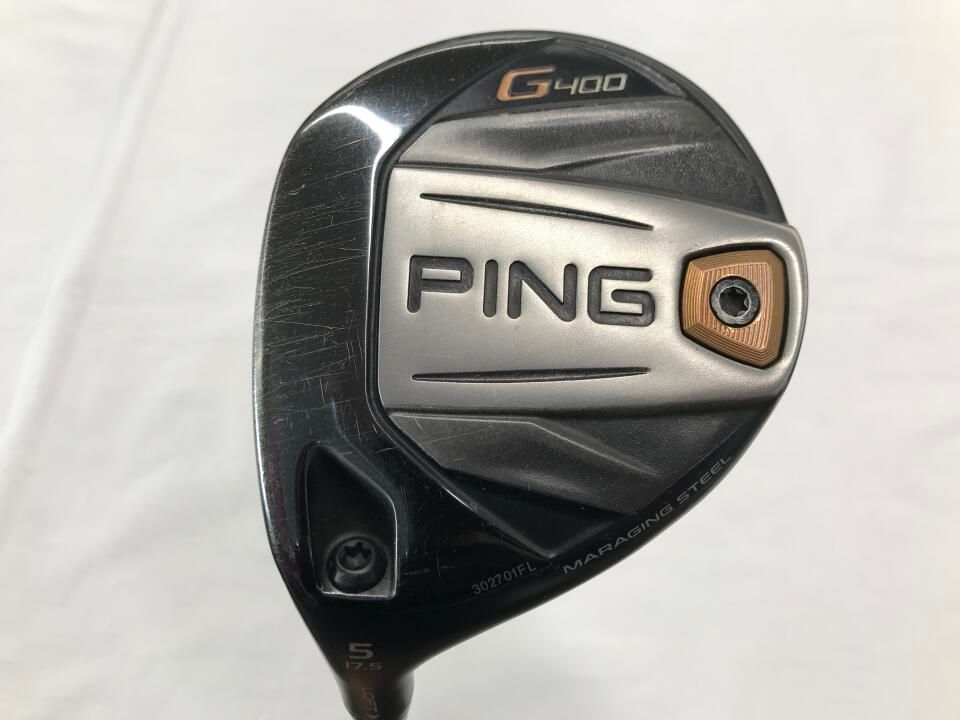 ピン G400 17.5度 ALTA J CB TSフレックス フェアウェイウッド 中古