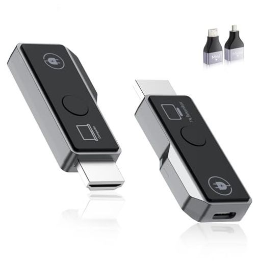 HDMIワイヤレス無線hdmi送受信機セット0.03 s超低遅延 50 m安定転送|1080 P|5 G 2.4 G|日本技適認証取得 小型挿すだけで使える2.4 G|5 GポータブルワイヤレスHDMIエクステンダーPCから