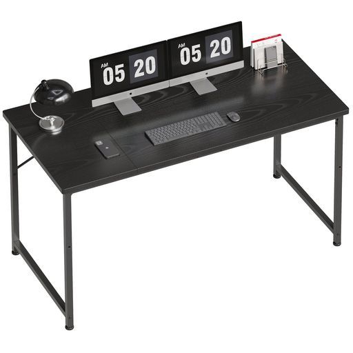Maihail机pcデスク勉強机desk卓子パソコンデスクゲーミング一人暮らし家具table学習机小さい作業机ワークデスクgamingdesk幅120*奥行55 cm簡易な単板黒い