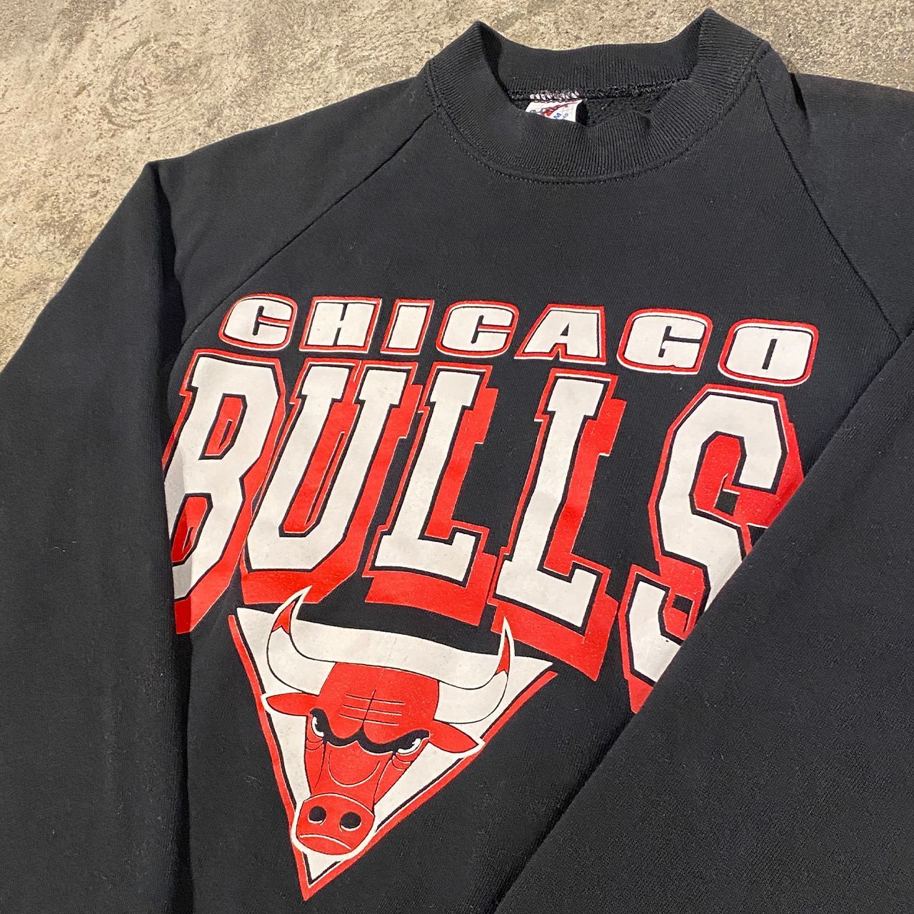 90s JERZEES CHICAGO BULLS L/S SWEAT ジャージーズ シカゴ ブルズ 