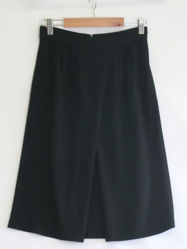 PRADA プラダ プリーツ フレアスカート 膝丈 ウール シルク混 40 PRADA プラダ プリーツ フレアスカート 膝丈 ウール シルク混 40