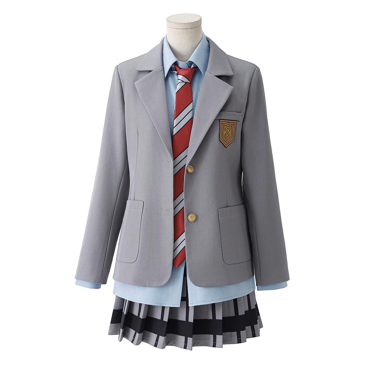 四月は君の嘘 有馬公生 宮園かをり 市立墨谷中学校制服セット コスプレ衣装 コスチュームアニメ 仮装 演出服祝日贈り物