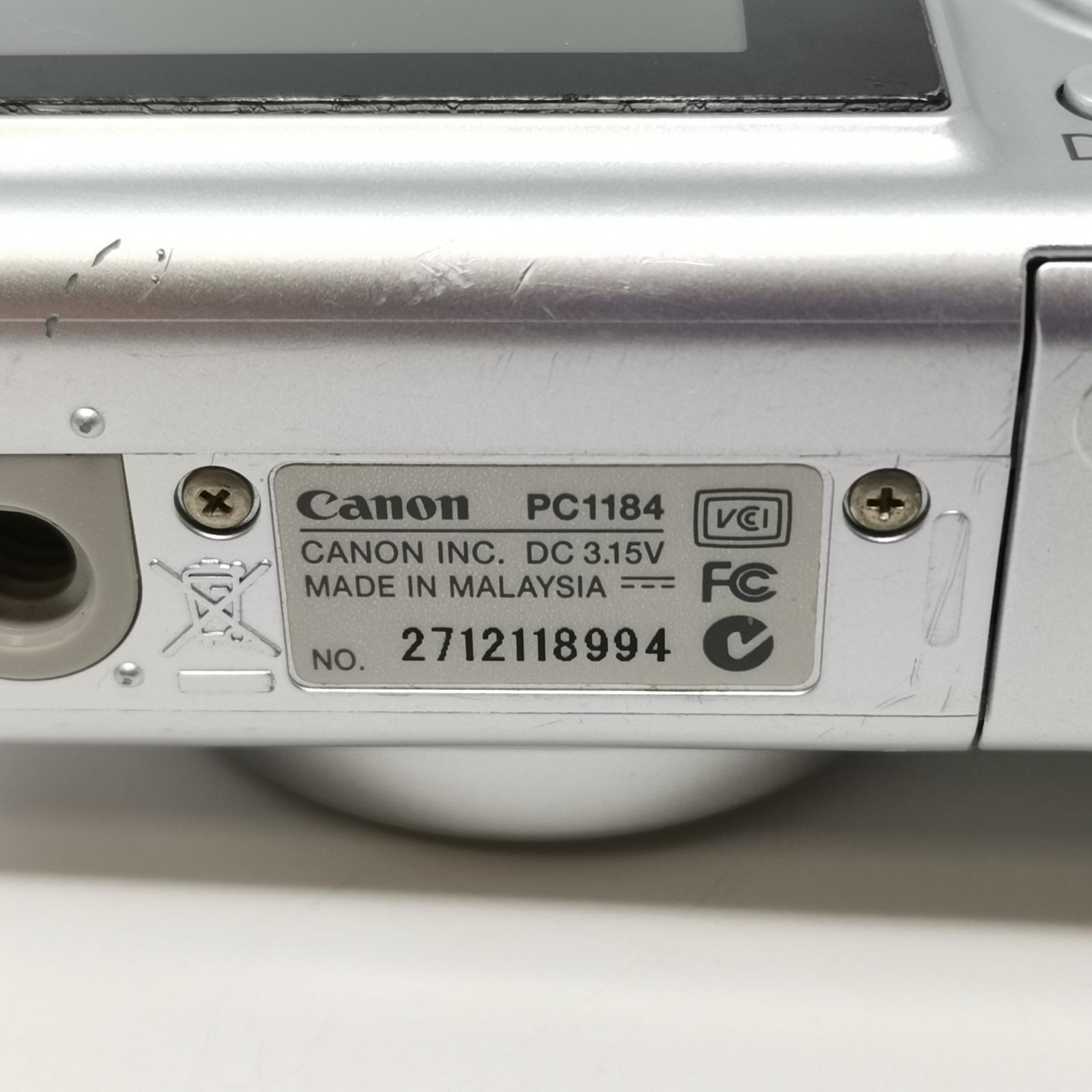 キャノン Power Shot A530 シルバー デジカメ 動作確認済み デジタル