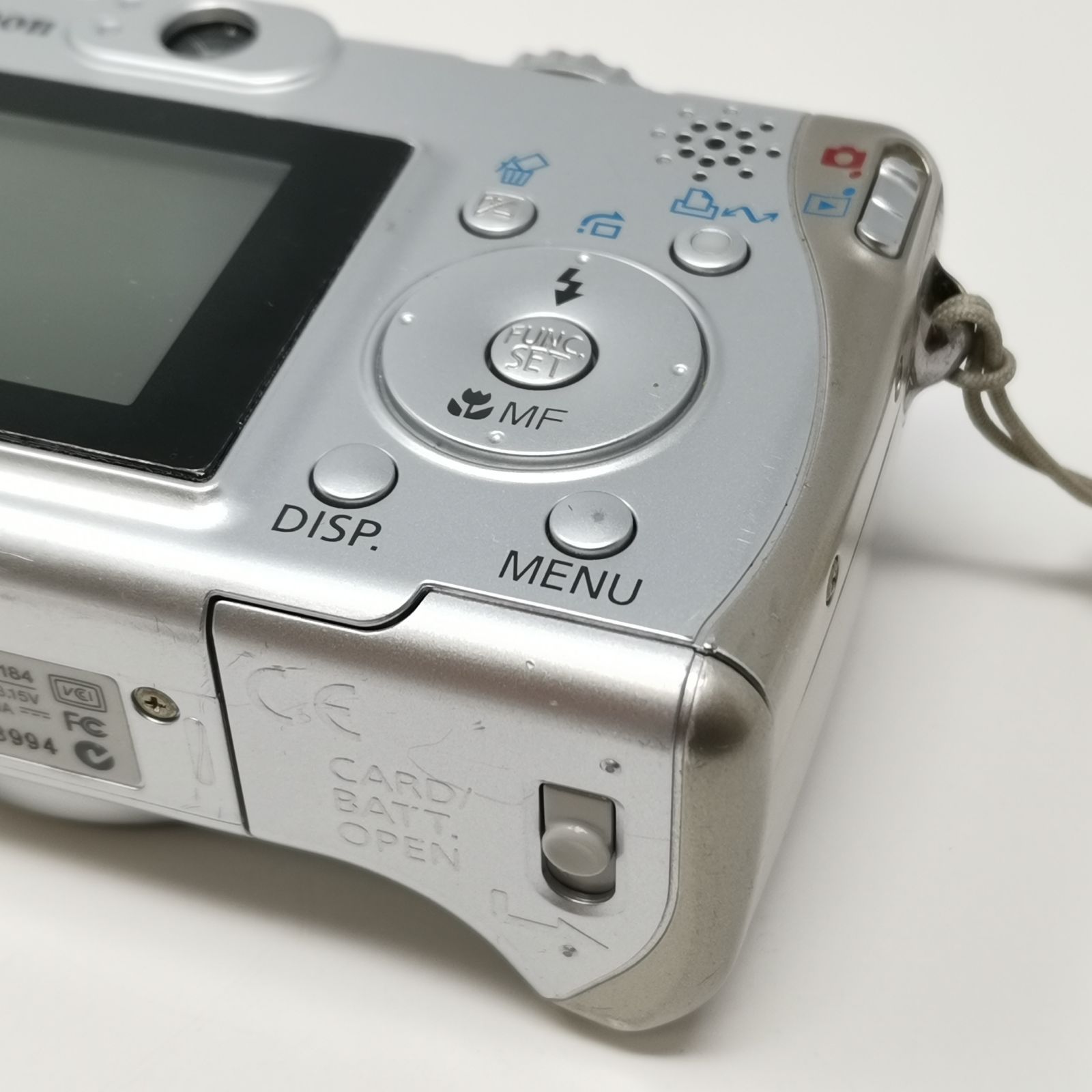 キャノン Power Shot A530 シルバー デジカメ 動作確認済み デジタル