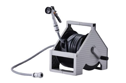 グリーンライフホースホースリール20 mスイングガイド付手が汚れない巻き取りやすい貯水機能ホース洗浄浮力効果転倒防止カバー機能2 Wayスイングタンク劣化防止ウェイビー20 GPR-20 GNC