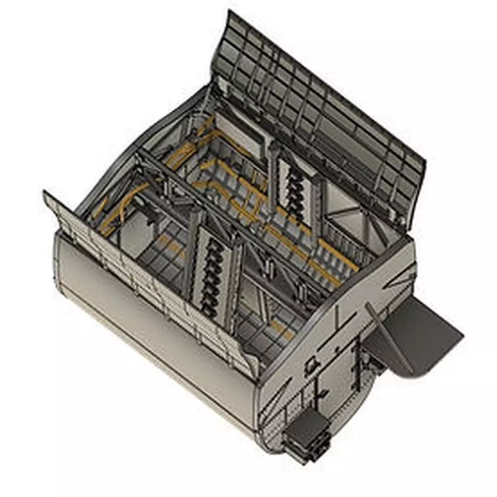 プラモデル 1|32 B-17 フライングフォートレス 爆弾槽 HKモデル用 ディティールアップパーツ